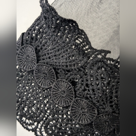 Ontwelfth Mesh Sleeve Lace Blouse - US L - Picture 7 of 8